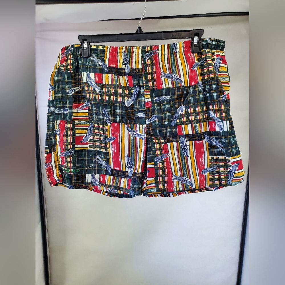 Vintage IZod Golf Man swimming trunks Size Large